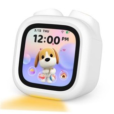 PawPal Digital Pet Alarm Clock with 3.8" Touchscreen - Habit-Building Sleep