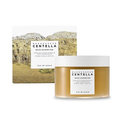 SKIN1004 MADAGASCAR CENTELLA QUICK CALMING PAD Tonisierende Gesichtspads 130 ml