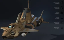 S.H.A.D.O Skydiver from UFO Gerry Anderson  Resin printed DIY model