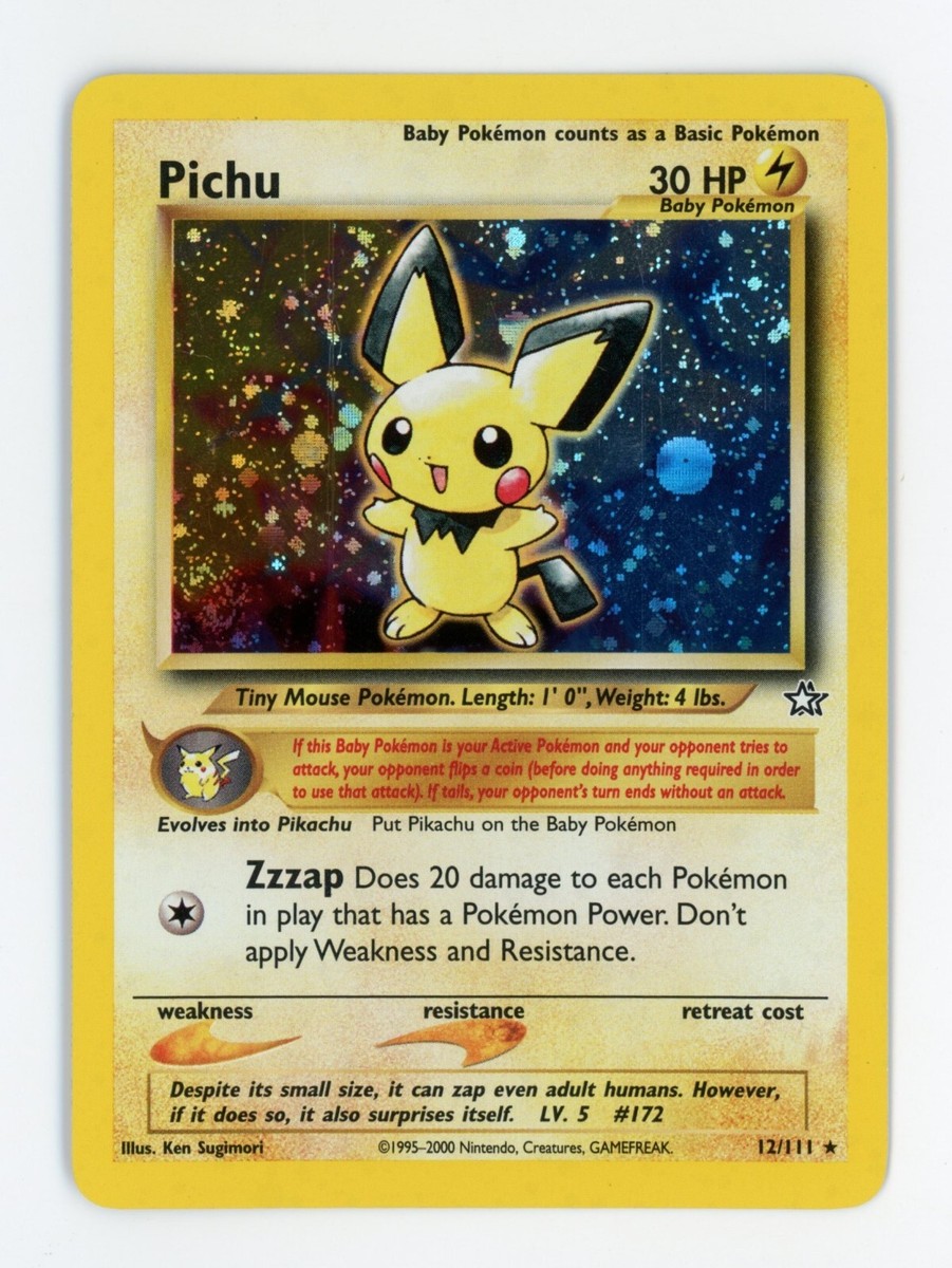 Pichu 英語版 12/111 Pichu 12/111 Neo Genesis for sale | eBay