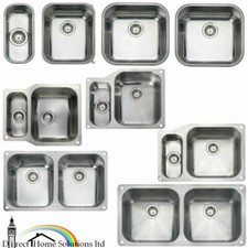 Rangemaster Atlantic Classic Kitchen Sink Stainless Steel 1.0 / 1.5 / 2.0 Bowl