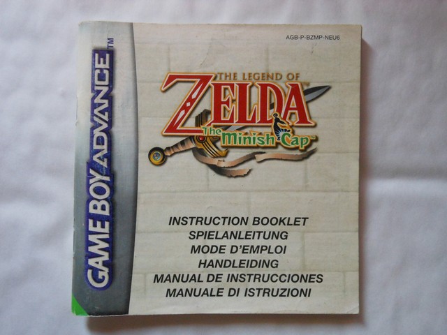ZELDA THE MINISH CAP MANUALE. GAMEBOY ADVANCE. ORIGINALE # SENZA GIOCO #(24)- ZELDA THE MINISH CAP MANUALE. GAMEBOY ADVANCE. ORIGINALE # SENZA GIOCO #(24)-