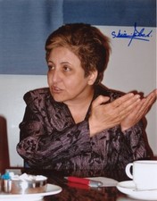 Shirin Ebadi genuine autograph 8