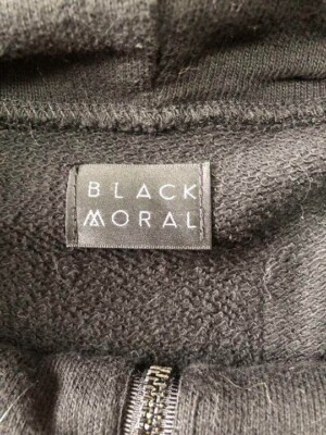 ※the GazettE THRASHER BLACK MORAL※ the GazettE × THRASHER Hoodie BLACKMORAL Size Free Black