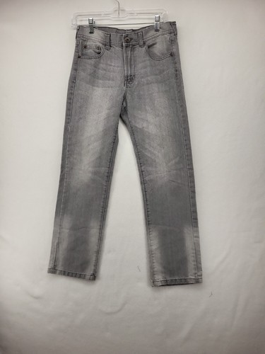 RING OF FIRE YOUTH PANTS GRAY 16 SLIM DENIM JEANS STRAIGHT LEG SLACKS CASUAL - Picture 8 of 12