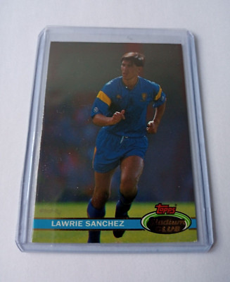 1992 Lawrie Sanchez Wimbledon Topps Stadium Club Football Karte #187