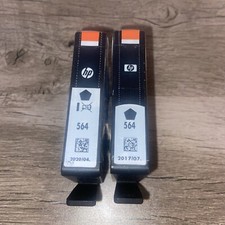 Lot Of 2 Genuine NEW HP 564 Black Ink Cartridge New Generation CN684WN / L5-6