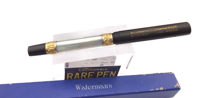 Vintage WATERMAN 612 Fountain Pen Eyedropper PEARL SLABS #2 STAR