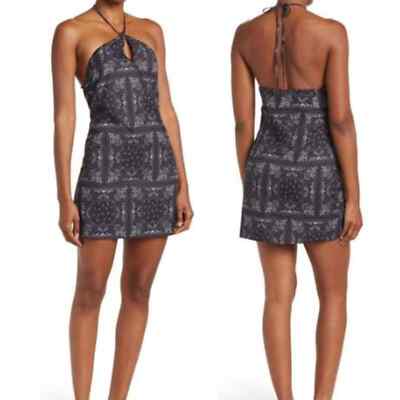 bandana print halter dress Womens Satin Bandana Print Halter Neck Maxi Dress... From Zara03,  Rs.2,906.41