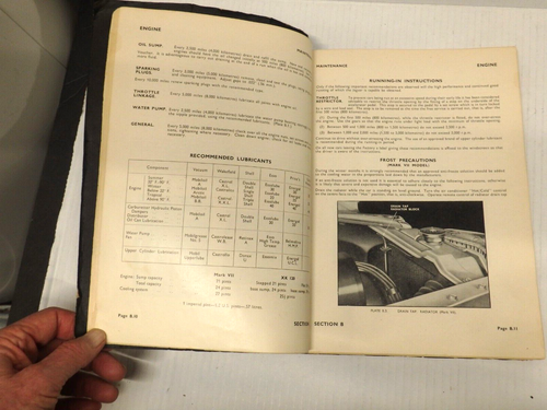 JAGUAR SERVICE MANUAL FOR MARK Vll & xk120 models - Bild 8 von 19