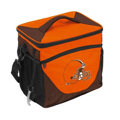 Cleveland Browns 24 Can Cooler Zipper Insulated Tote NFL