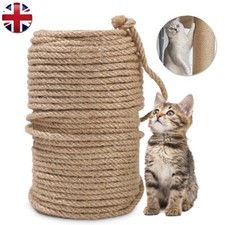 50m Natural Sisal Rope Cat Scratching Post Claw Control Toys Crafts Pets Animal