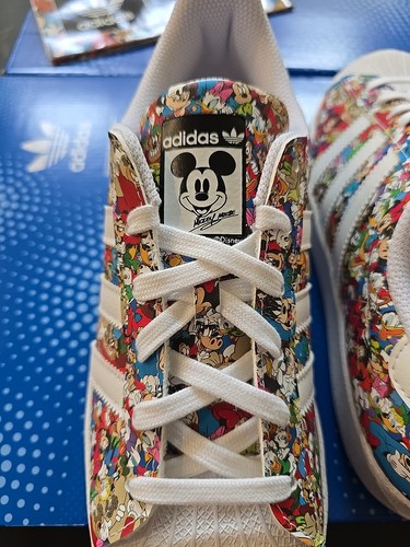 Adidas x Disney Mickey Superstar J Größe 5 Kinder Core White Wonder White IG6857 - Bild 8 von 12