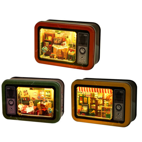 DIY 3D Box Theater Assemble Hecho a mano a prueba de polvo casa de mu?ecas hecho - Imagen 11 de 18