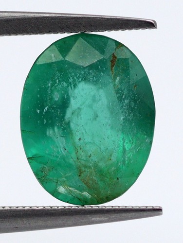 Certified 1.72 Ct Natural Loose Emerald 8 x 6 mm Oval Cut Untreated Gemstone - Picture 2 of 9