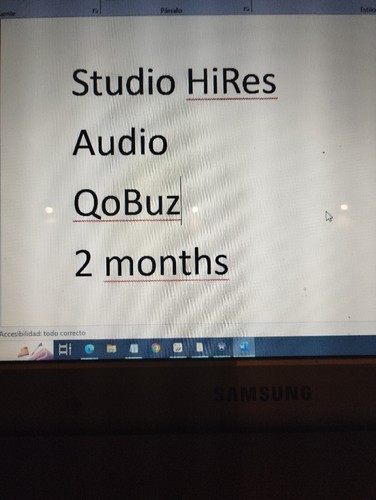Great sound HiRes Studio Qobuz 2mnths Últimas Oportunidades - Picture 2 of 2