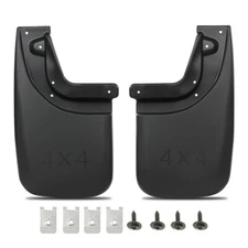 Fit For Toyota Tacoma 05-15 Splash Guards Mud Flaps Rear W/ Wheel Clips 2pcs