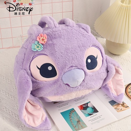 Disney Stitch Handbags Lilo & Stitch Cute Angel Plush Big Ears Shoulder Bag Gift - 第 4/11 張圖片