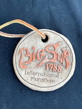 1988 Big Sur International Marathon Finishers Ceramic Medal