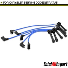6Pcs Spark Plug Wire Set for Chrysler Sebring Dodge Stratus 2001-2005 Mitsubishi