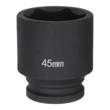6-Point Impact Socket 3/4" Drive 45mm Metric 40Cr Impact Socket