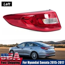 Left Side Outer Tail Rear Light Brake Lamp Fit for Hyundai Sonata 2015 2016 2017