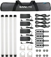4x NANLITE PavoTube II 15X 60cm RGBWW LED Video Light ice Lights 2700K-12000K