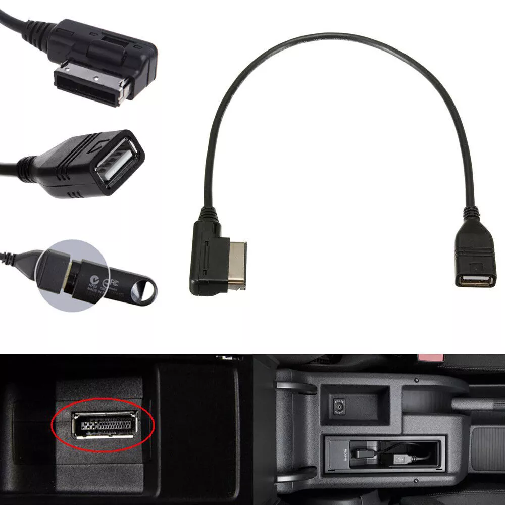 Music Interface AMI MMI AUX USB Cable Cord for Audi A4 A5 A6 A7 A8