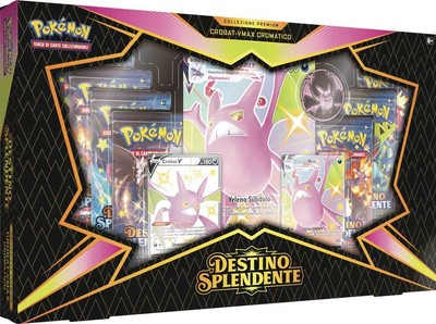 Pokemon Spada e Scudo 4.5 Destino Splendente Collezione Premium Crobat VMAX C...