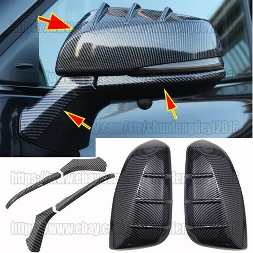 MKVAXR 1pair Rear View Side Case Trim Car Rearview Mirror Cover, fDoor Wing  Exterior Rear View Rear View Mirror Cover Housing