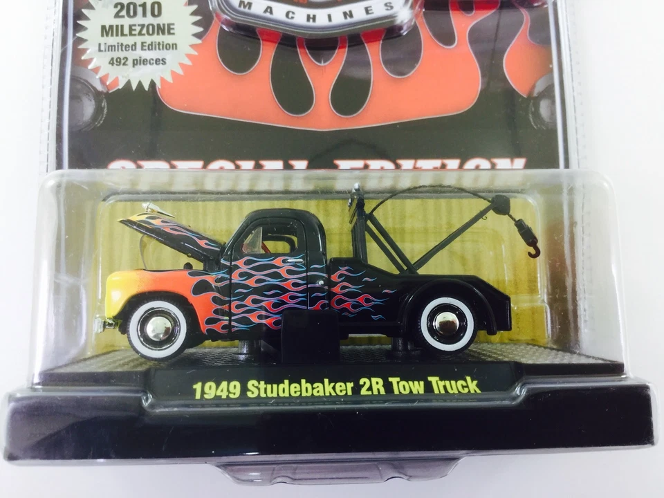M2 MACHINE MILEZONE 1949 STUDEBAKER TOW TRUCK LIMITED TO 492 PIECES! 99%! - Image 3 of 4
