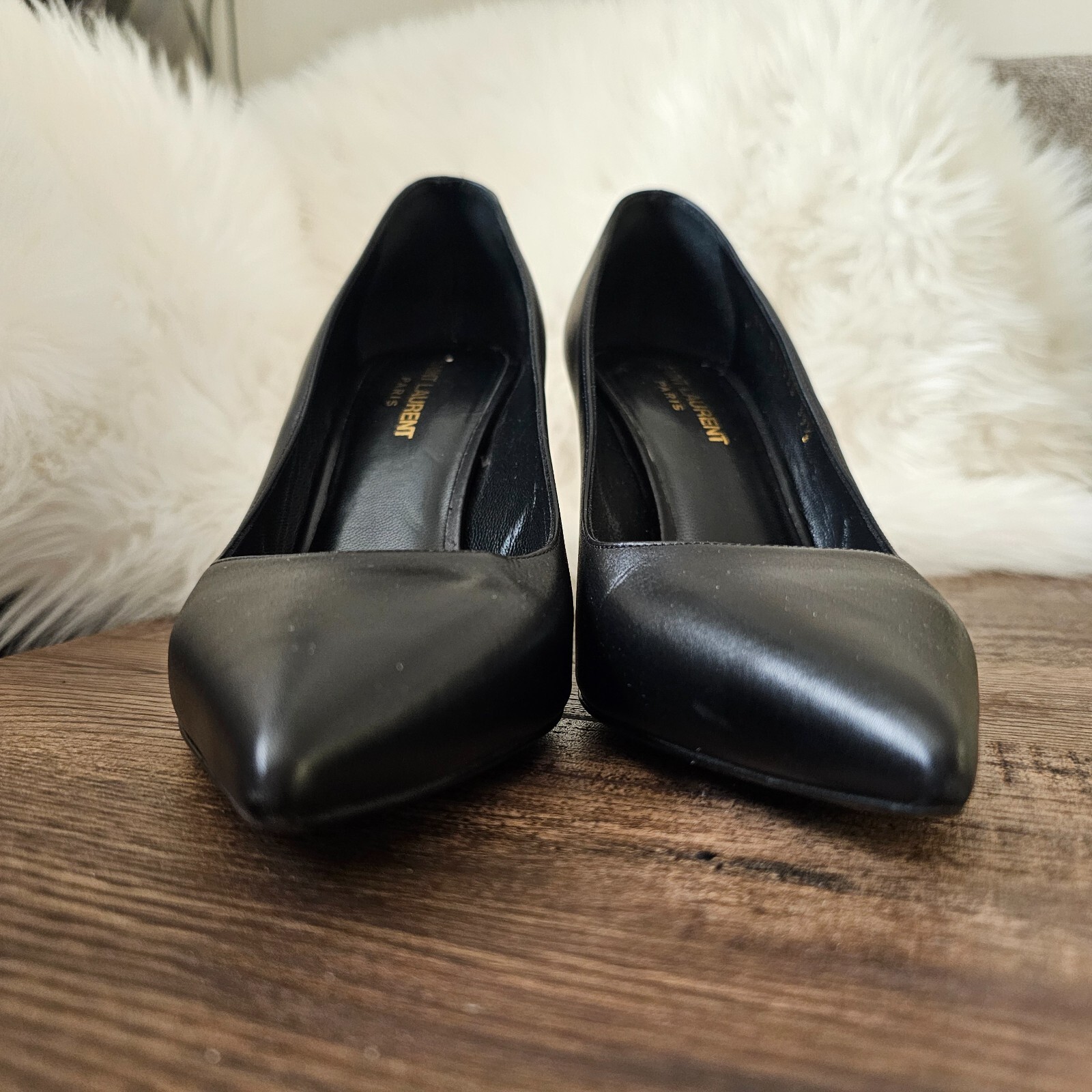 YSL Saint Laurent décolleté in pelle IT 39.5 US 9.5 nero