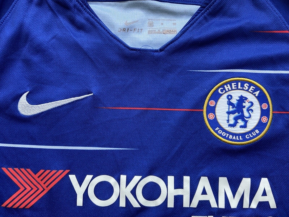 CHELSEA 2018 2019 HOME FOOTBALL SHIRT SOCCER JERSEY NIKE