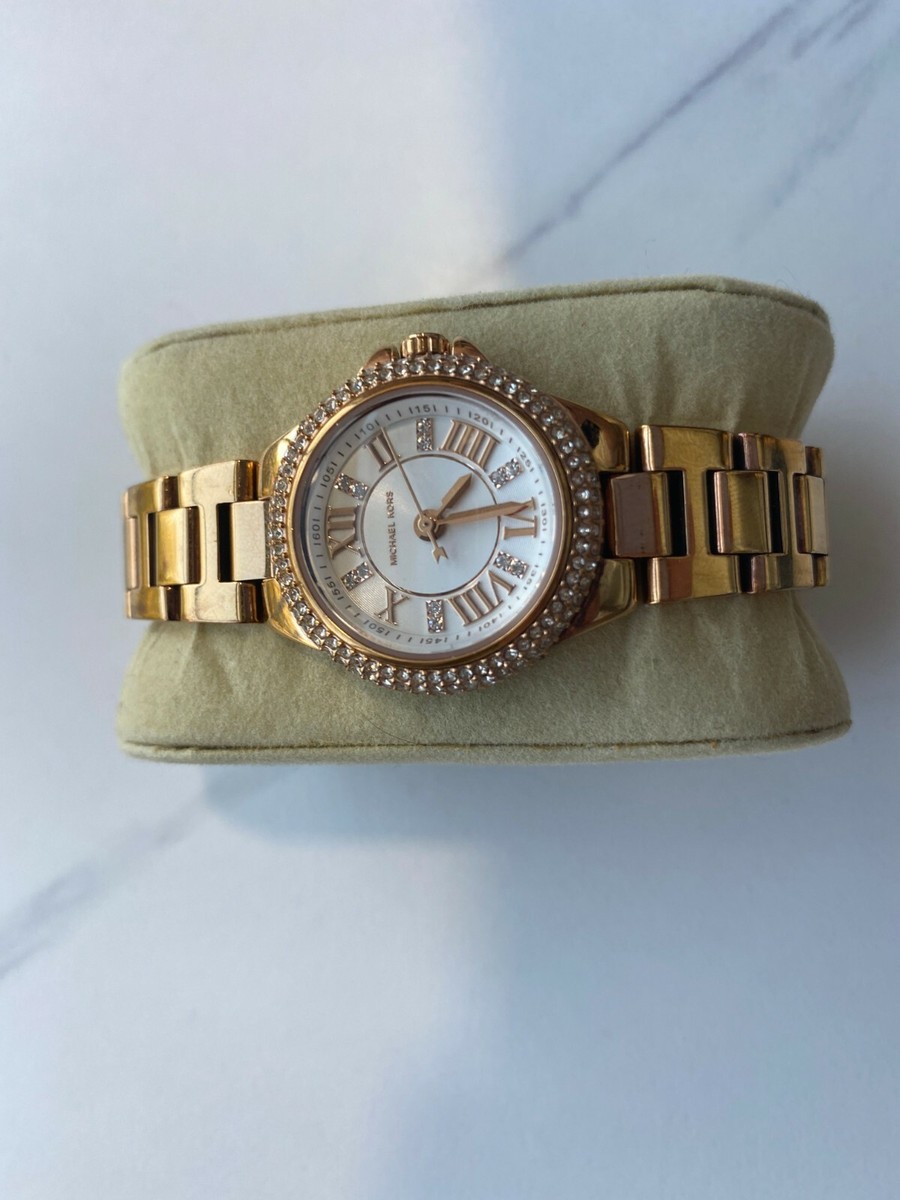 MICHAEL KORS Camille White Dial Rose Gold-tone Ladies Watch  display picture 2