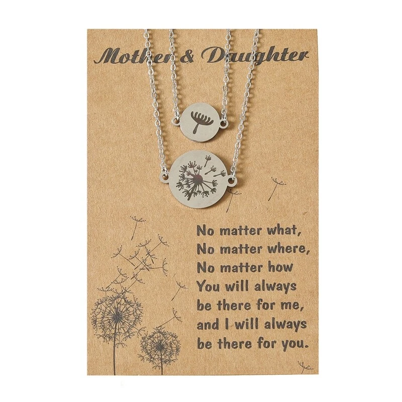Stainless steel mother daughter best sale jewelry