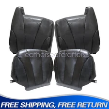 For 1999-2001 Chevy Silverado Single-Cab Front Replacement Seat Cover Dark Gray