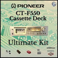 Pioneer CT-F550 Cassette Deck Ultimate Upgrade Kit Genuine Parts Restoration