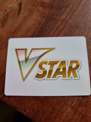 Pokemon Vstar Marker aus Pokemon Go Booster Pack 