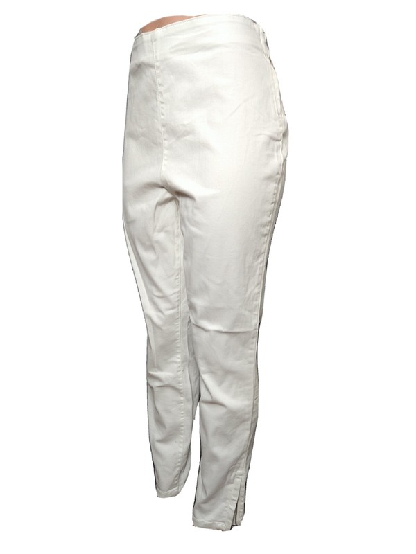 A New Day Women NWOT Size 18x29"L Zip-fly Hi-rise Stretch Jeans White Skinny(#n3
