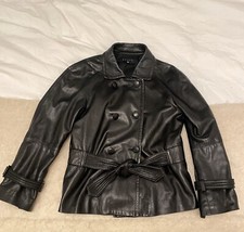 Theory $850 Softest Leather Jacket Xs 8