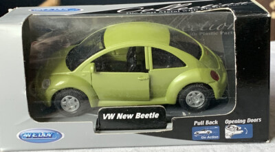 Welly Die-Cast 1/32 Volkswagen New Beetle. Green. MISB. | eBay