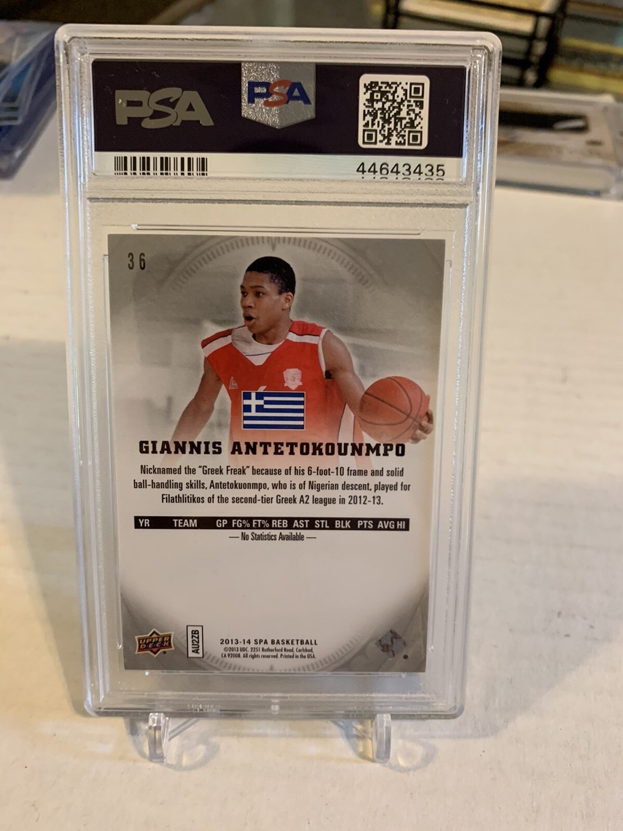 その他 Giannis Antetokounmpo Rookie RC Card 2013 SP Authentic #36 Giannis Antetokounmpo Rookie RC Mint PSA 9