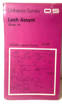 Ordnance Survey 1:50000 Second Series Map Sheet 15 - Loch Assynt