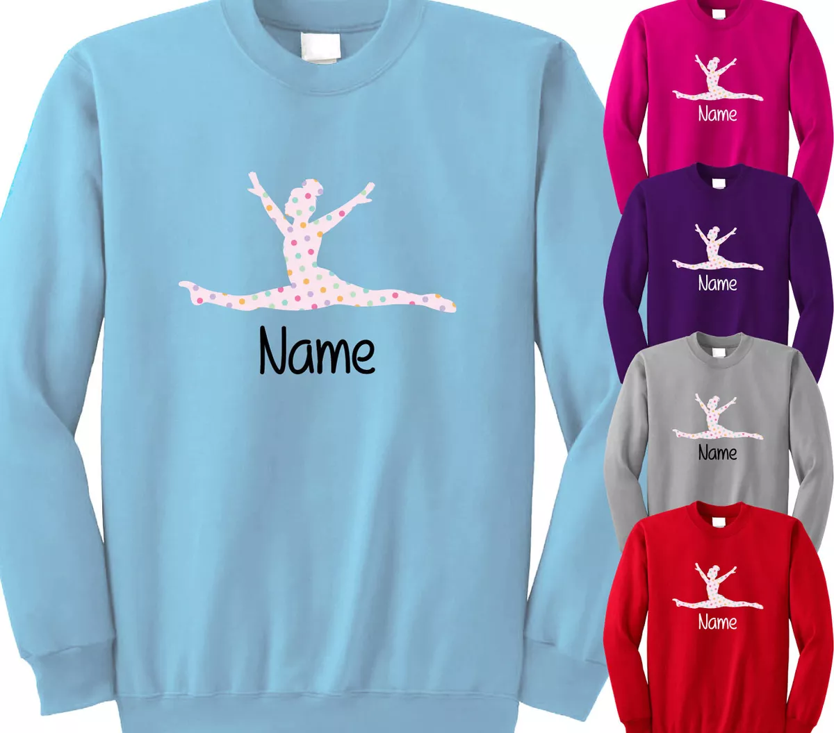Girls sales gymnastics sweatshirt