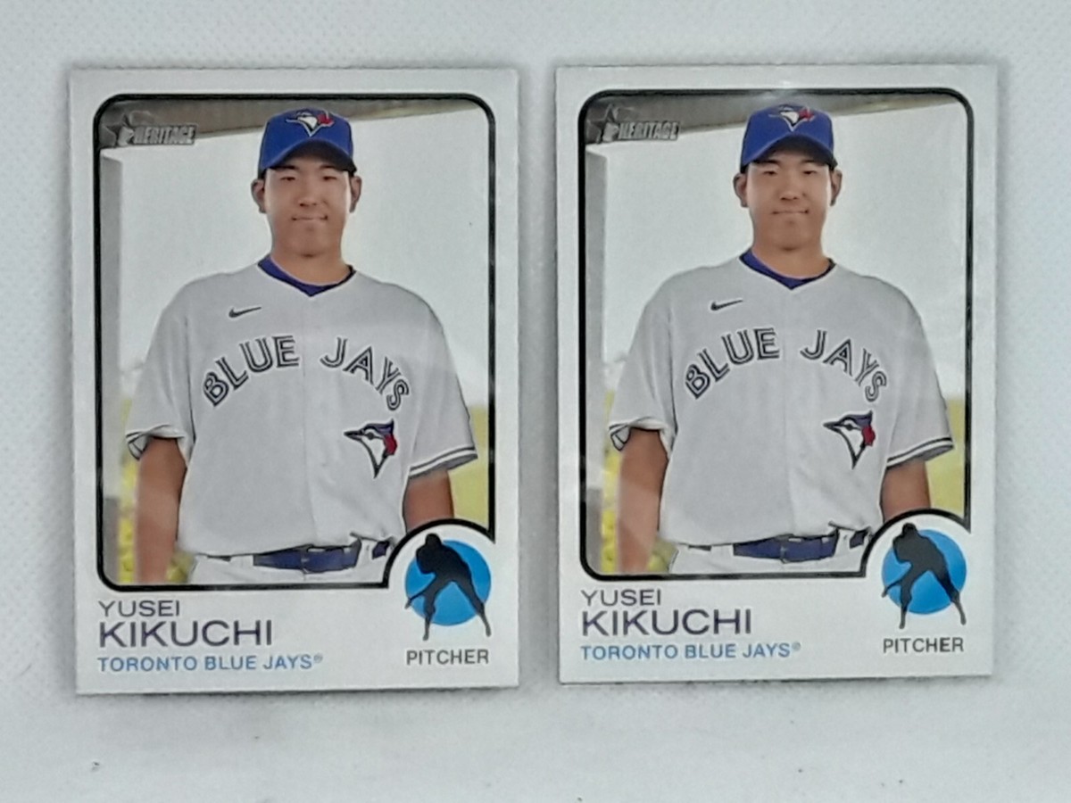 2x) Yusei Kikuchi 2022 Topps Heritage High Number - #687 - Toronto 2x) Yusei Kikuchi 2022 Topps Heritage High Number - #687 - Toronto
