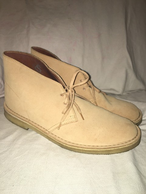 clarks tumbled leather desert boot