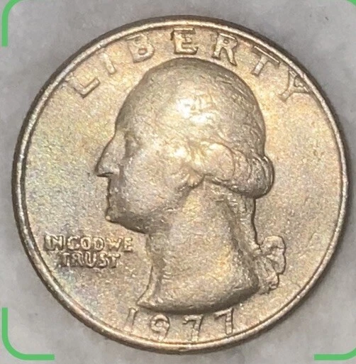 Rare 1977 Quarter No Mint Mark Errors “in COD We Trust” - Image 2 of 4