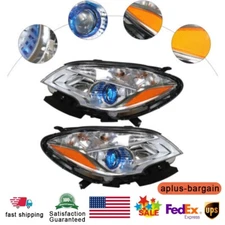 Halogen Headlight For 2013 2014 2015 2016 Buick Encore Driver+Passenger Headlamp