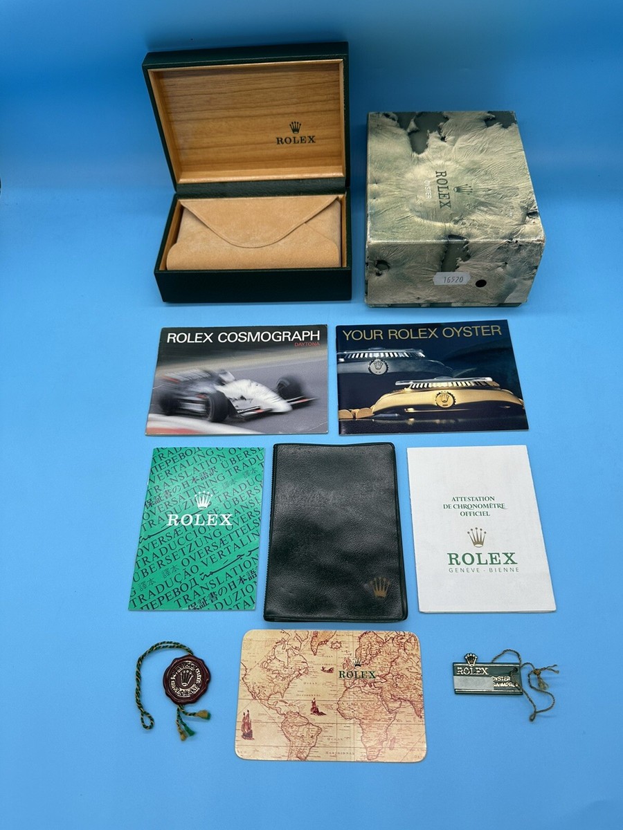 【美品】ロレックス16520用ボックス Rolex Daytona 16520 Box / Booklet & Blank Paper Set From 1988 | eBay