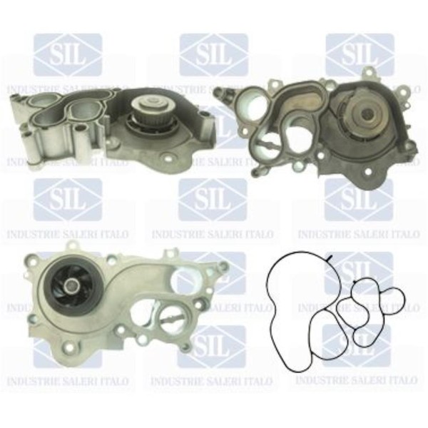 Saleri SIL Wasserpumpe Water Pump FüR VW Polo 6R 6C 6R_ AW1 Golf VII 5G1 BE1-image